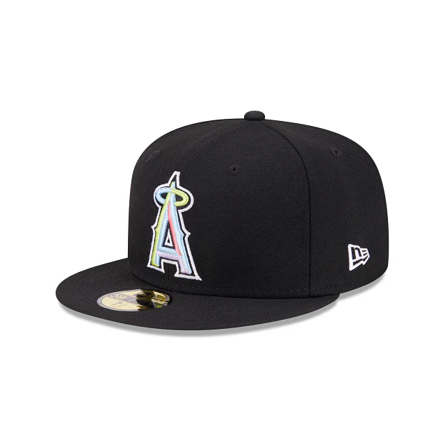 New Era Los Angeles Angels Colorpack Black 2023 59FIFTY Fitted Hat - Image 3
