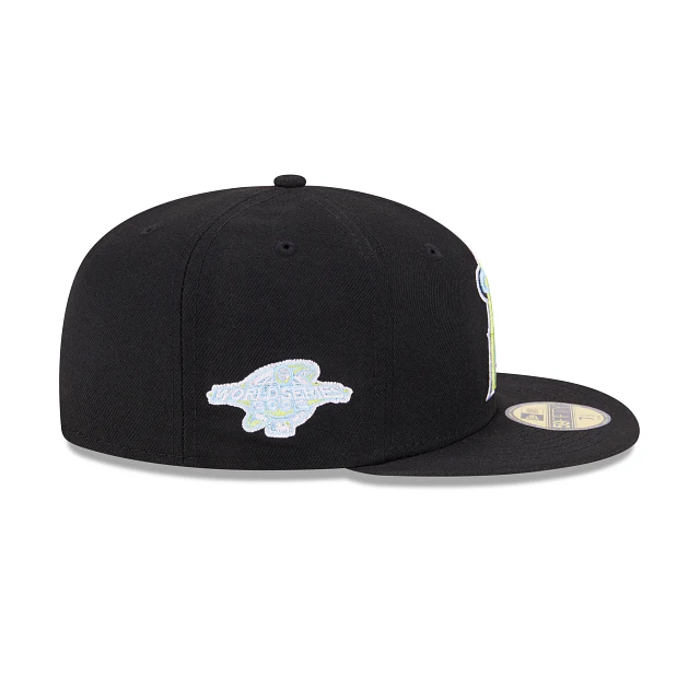 New Era Los Angeles Angels Colorpack Black 2023 59FIFTY Fitted Hat - Image 4
