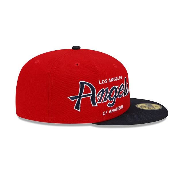 New Era Los Angeles Angels Double Logo 2022 59FIFTY Fitted Hat - Image 6