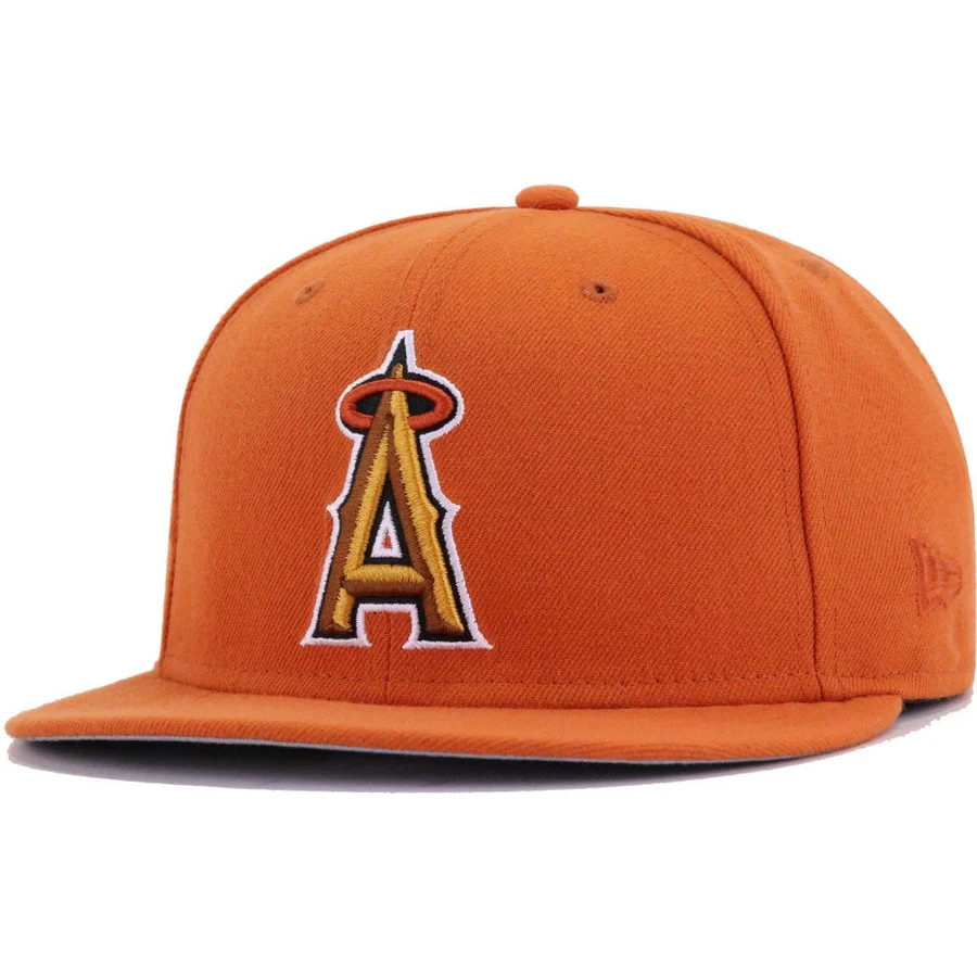New Era Los Angeles Angels Fall Orange 59FIFTY Fitted Hat