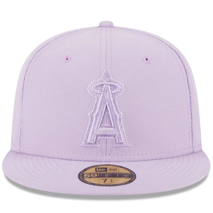 New Era Los Angeles Angels Lavender 59FIFTY Fitted Hat - Image 5