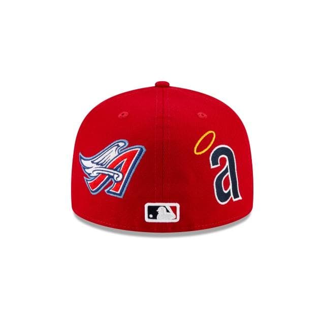 New Era Los Angeles Angels Patch Pride 59Fifty Fitted Hat - Image 4