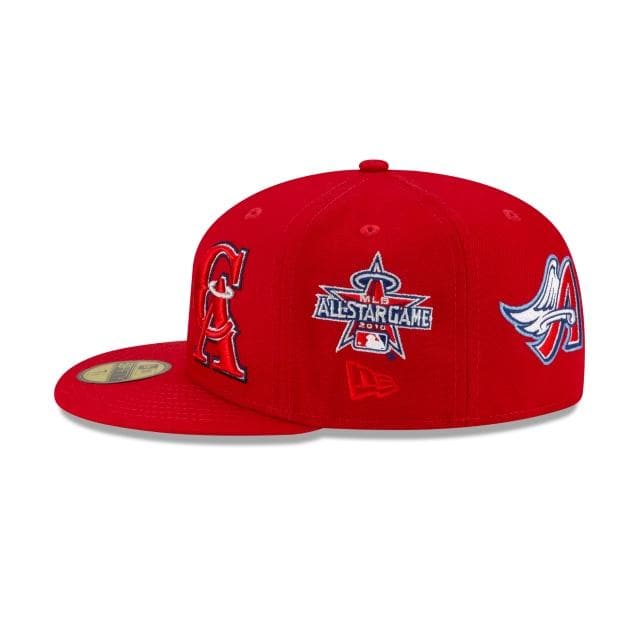 New Era Los Angeles Angels Patch Pride 59Fifty Fitted Hat - Image 5