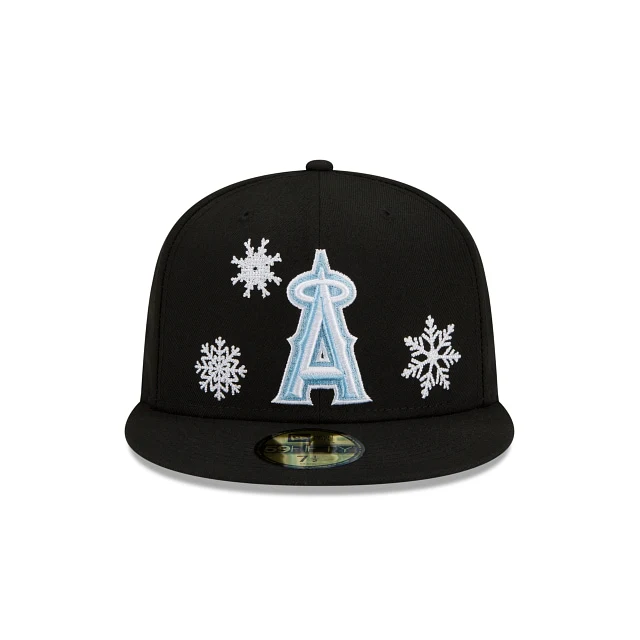 New Era Los Angeles Angels 2021 Snow 59FIFTY Fitted Hat - Image 2