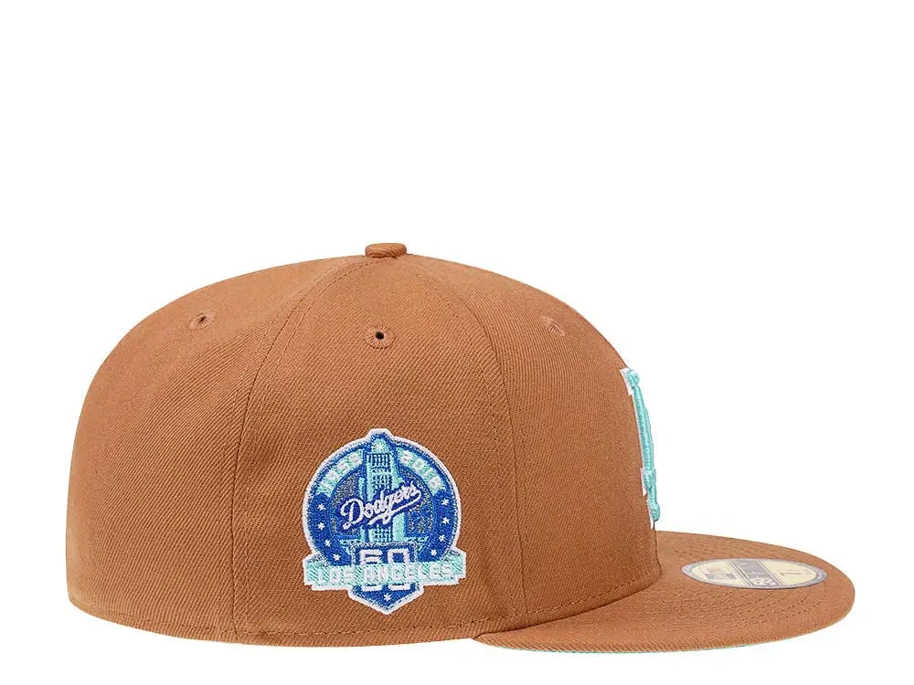 New Era Los Angeles Dodgers 60th Anniversary Fresh Peanut 59FIFTY Fitted Hat - Image 4