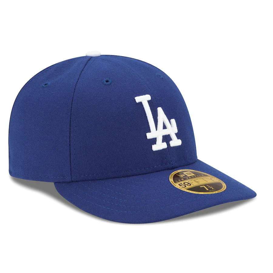 New Era Los Angeles Dodgers Authentic Royal Blue Low Profile 59FIFTY Fitted Hat - Image 3
