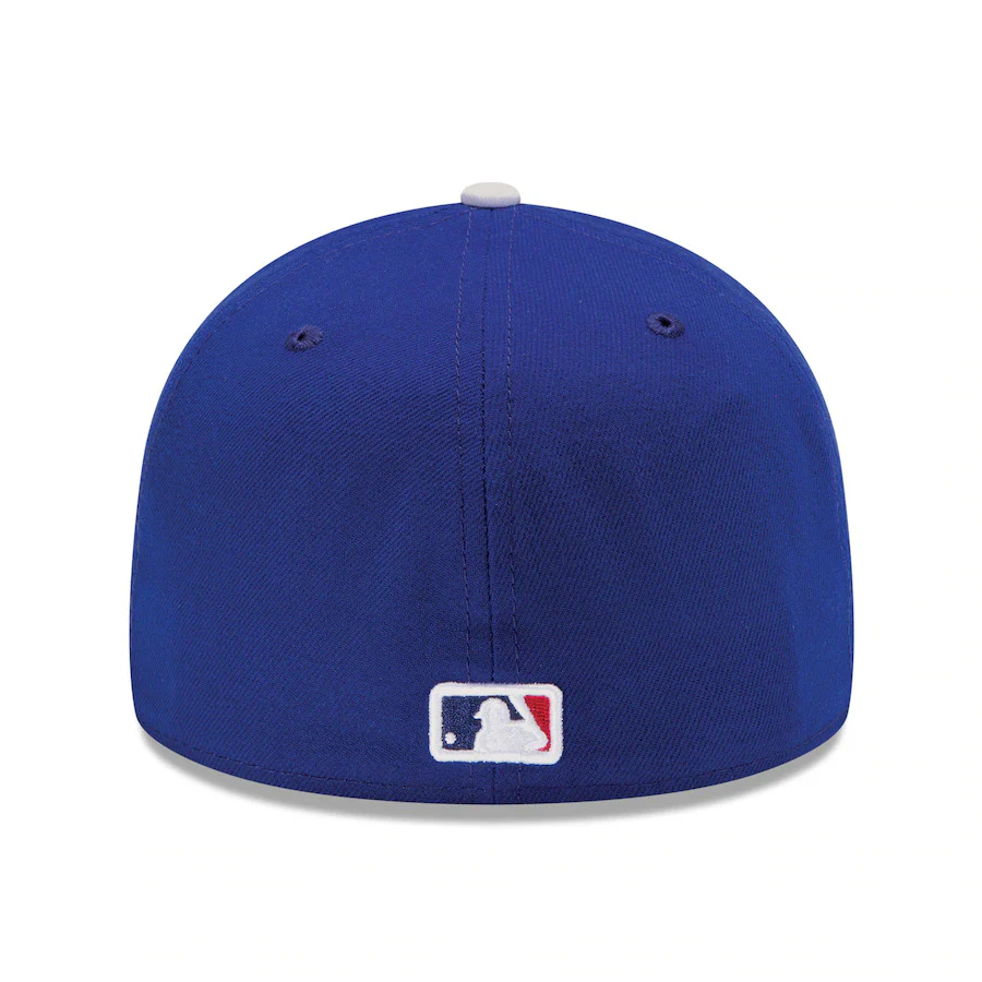 New Era Los Angeles Dodgers Authentic Royal Blue Low Profile 59FIFTY Fitted Hat - Image 4