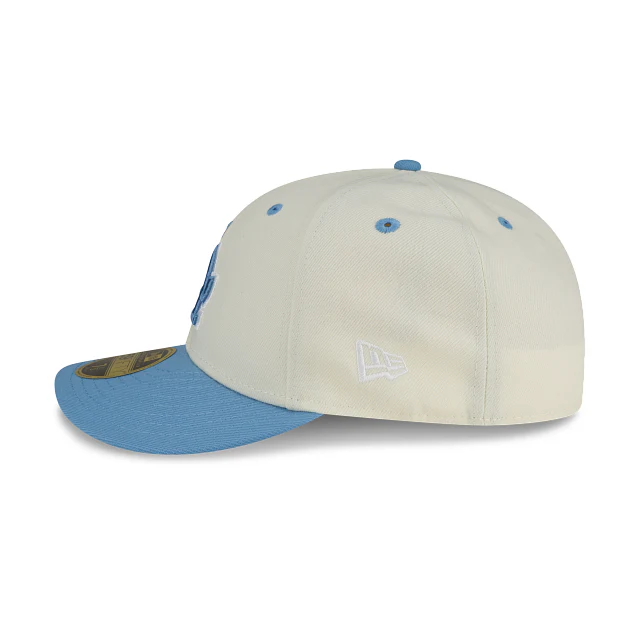 New Era Los Angeles Dodgers Chrome Sky Low Profile 2022 59FIFTY Fitted Hat - Image 4