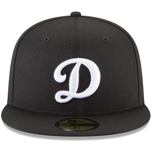 New Era Los Angeles Dodgers D Logo Black 59FIFTY Fitted Hat - Image 3