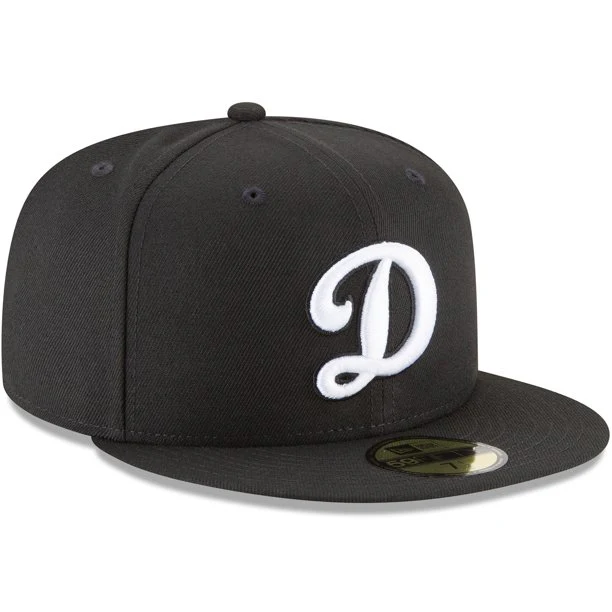 New Era Los Angeles Dodgers D Logo Black 59FIFTY Fitted Hat - Image 5