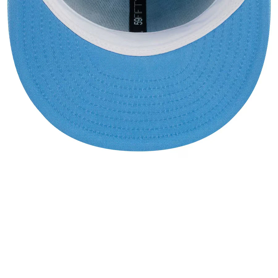 New Era Los Angeles Dodgers Light Blue/Navy 2023 59FIFTY Fitted Hat - Image 2
