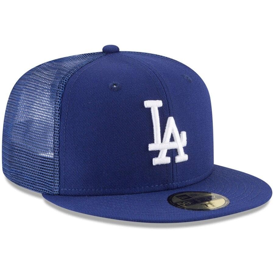 New Era Los Angeles Dodgers On-Field Mesh Back 59FIFTY Fitted Hat - Image 4