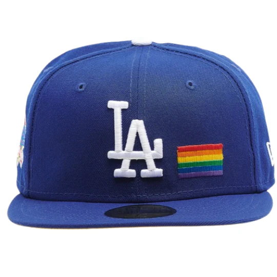 New Era Los Angeles Dodgers Rainbow Pride Flag 59FIFTY Fitted Hat - Image 3