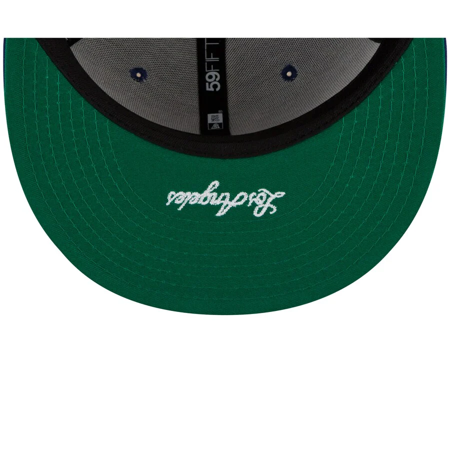 New Era Los Angeles Dodgers Royal Sidesplit 59FIFTY Fitted Hat - Image 2