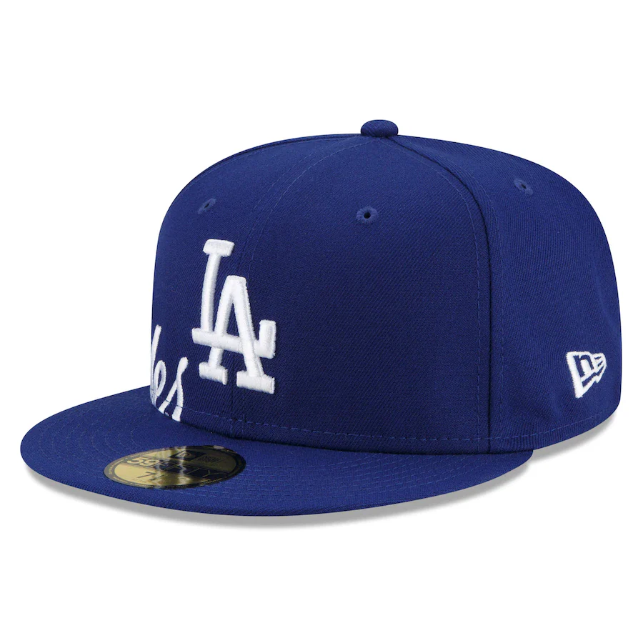 New Era Los Angeles Dodgers Royal Sidesplit 59FIFTY Fitted Hat - Image 4