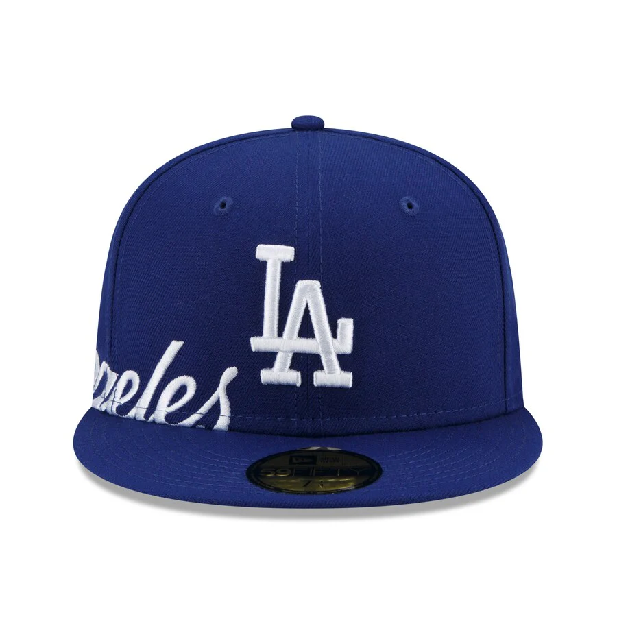 New Era Los Angeles Dodgers Royal Sidesplit 59FIFTY Fitted Hat - Image 5