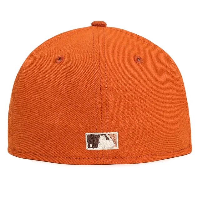 New Era Los Angeles Dodgers Rust Orange 60th Anniversary 59FIFTY Fitted Hat - Image 2