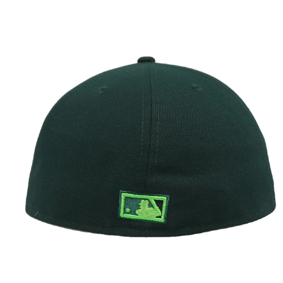 New Era Los Angeles Dodgers 'Christmas Tree' Green 59FIFTY Fitted Hat - Image 2