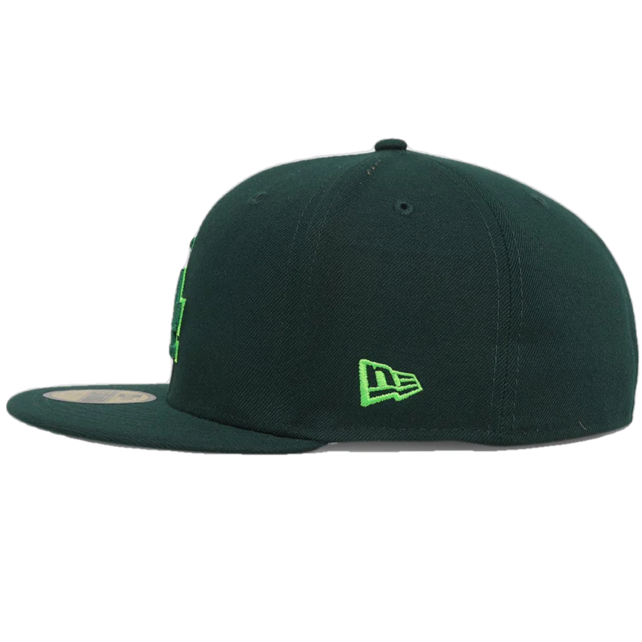 New Era Los Angeles Dodgers 'Christmas Tree' Green 59FIFTY Fitted Hat - Image 4