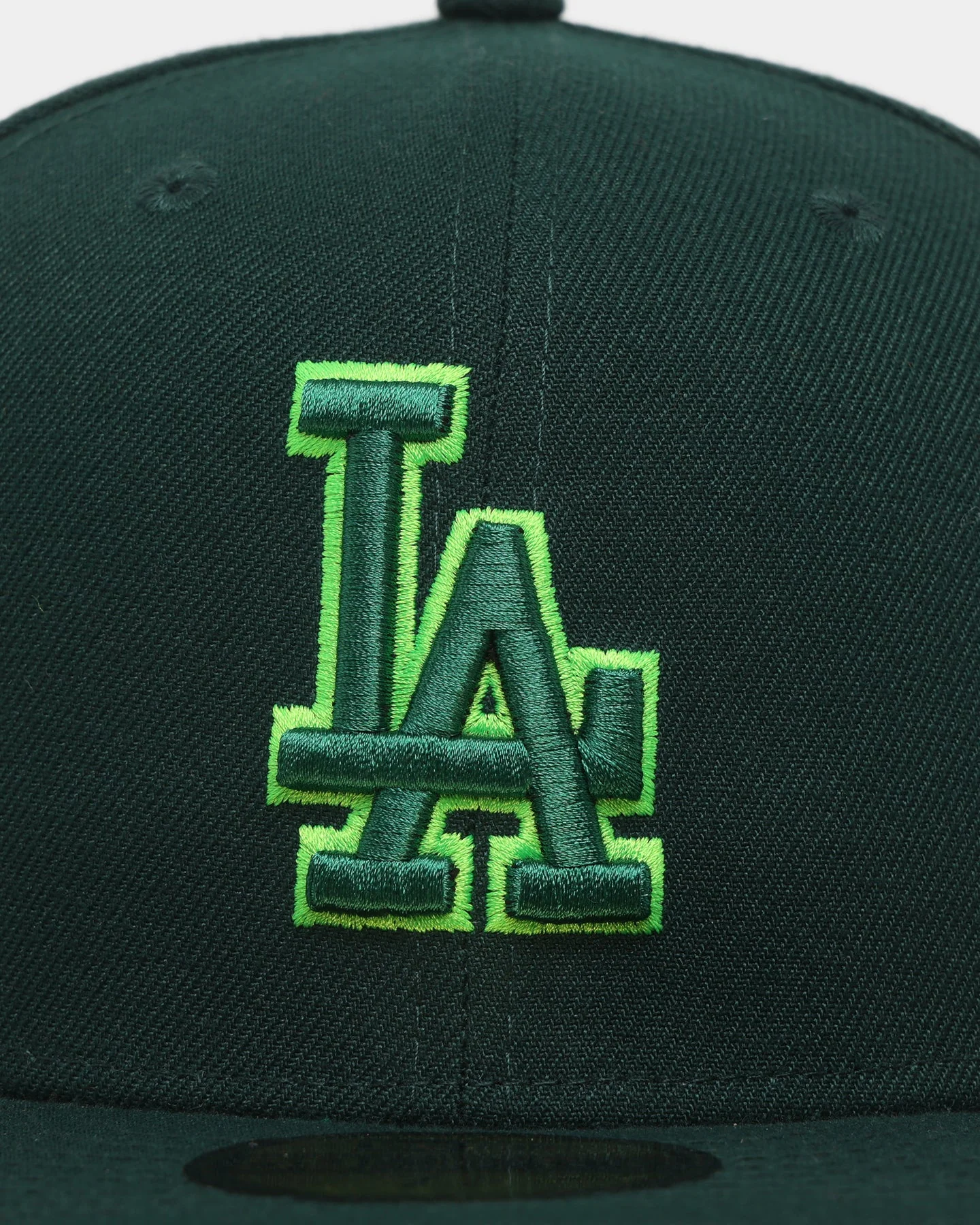 New Era Los Angeles Dodgers 'Christmas Tree' Green 59FIFTY Fitted Hat - Image 5