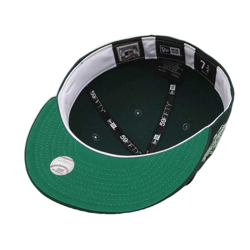 New Era Los Angeles Dodgers 'Christmas Tree' Green 59FIFTY Fitted Hat - Image 6