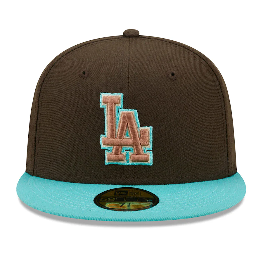 New Era Los Angeles Dodgers Walnut Mint 2022 59FIFTY Fitted Hat - Image 5