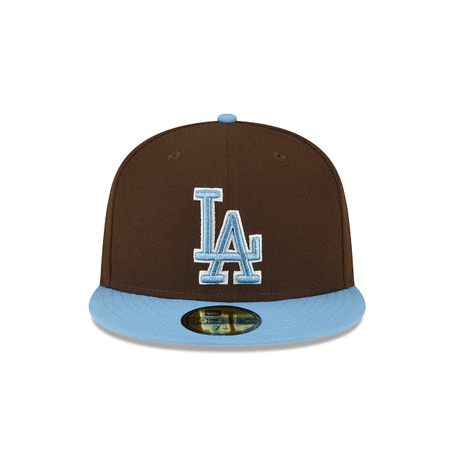 New Era Los Angeles Dodgers Walnut Sky 2023 59FIFTY Fitted Hat - Image 2