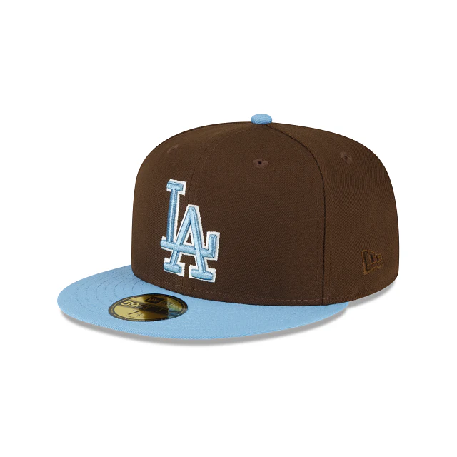 New Era Los Angeles Dodgers Walnut Sky 2023 59FIFTY Fitted Hat - Image 3