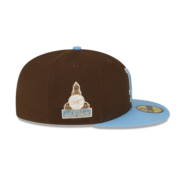 New Era Los Angeles Dodgers Walnut Sky 2023 59FIFTY Fitted Hat - Image 4
