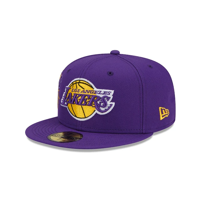 New Era Los Angeles Lakers Back Half 2022 59FIFTY Fitted Hat - Image 2