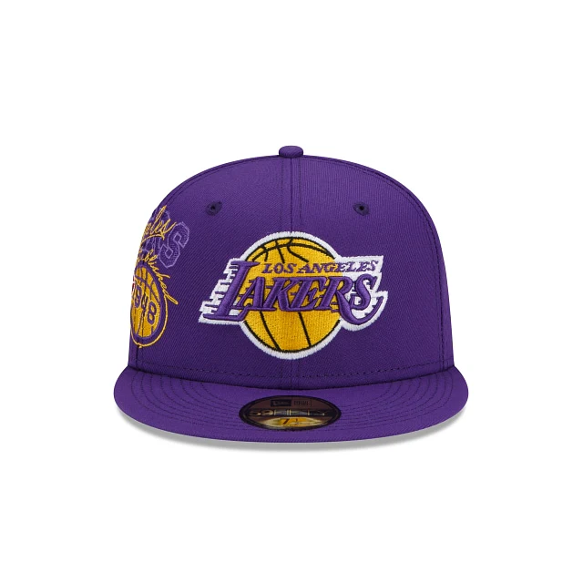 New Era Los Angeles Lakers Back Half 2022 59FIFTY Fitted Hat - Image 3