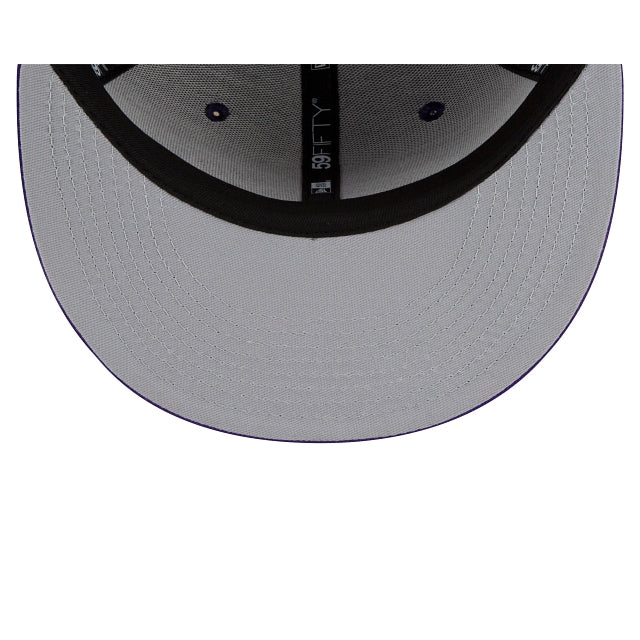 New Era Los Angeles Lakers Back Half 2022 59FIFTY Fitted Hat - Image 7
