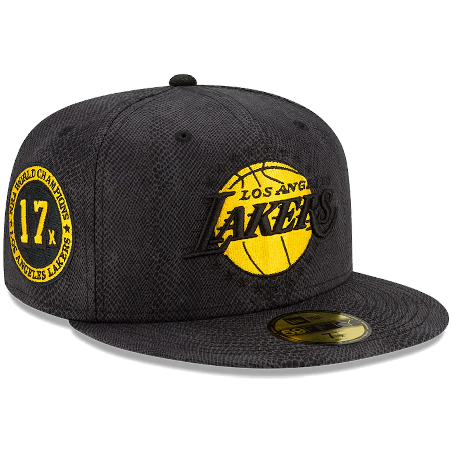 New Era Los Angeles Lakers Black Mamba 59Fifty Fitted Hat - Image 3