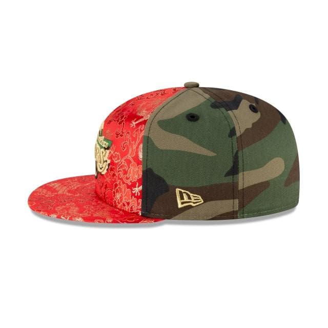 New Era Los Angeles Lakers Dragon Satin 59Fifty Fitted Hat - Image 4