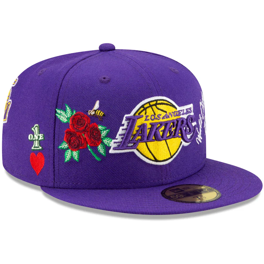 New Era Los Angeles Lakers Icon 2.0 59Fifty Fitted Hat - Image 3