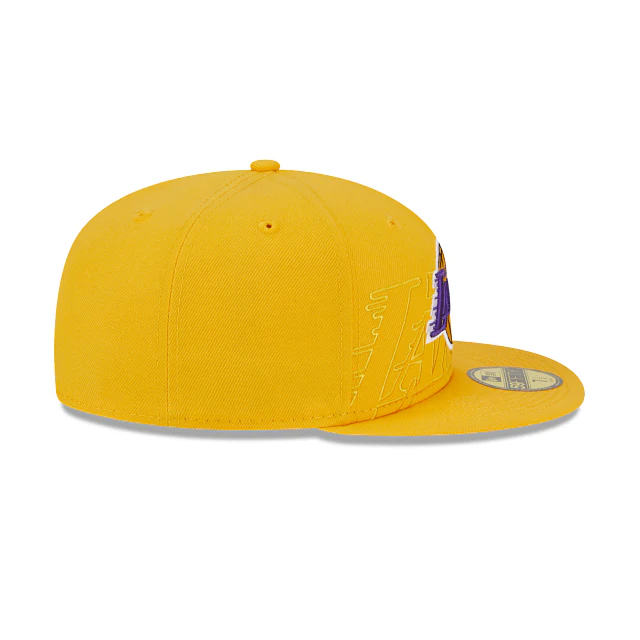 New Era Los Angeles Lakers NBA Authentics 2023 Draft 59FIFTY Fitted Hat - Image 5