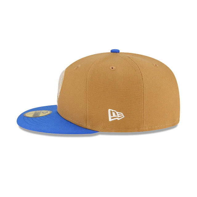New Era Los Angeles Rams Ivory Wheat 2023 59FIFTY Fitted Hat - Image 5