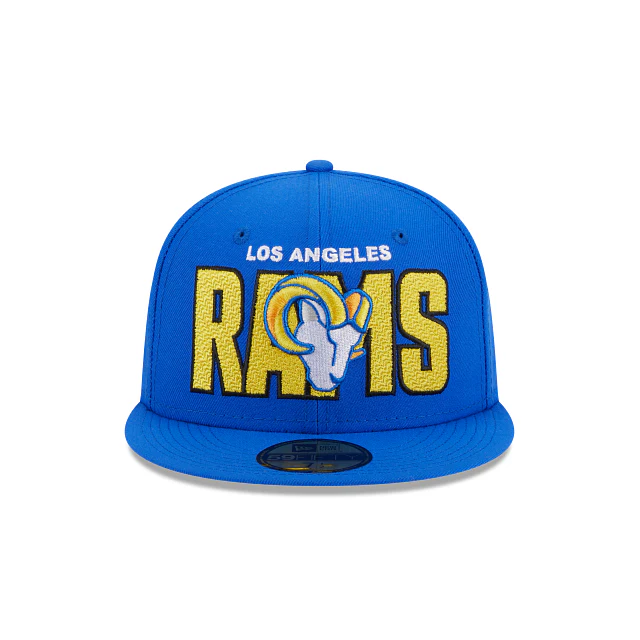 New Era Los Angeles Rams NFL Draft 2023 Alt 59FIFTY Fitted Hat - Image 2