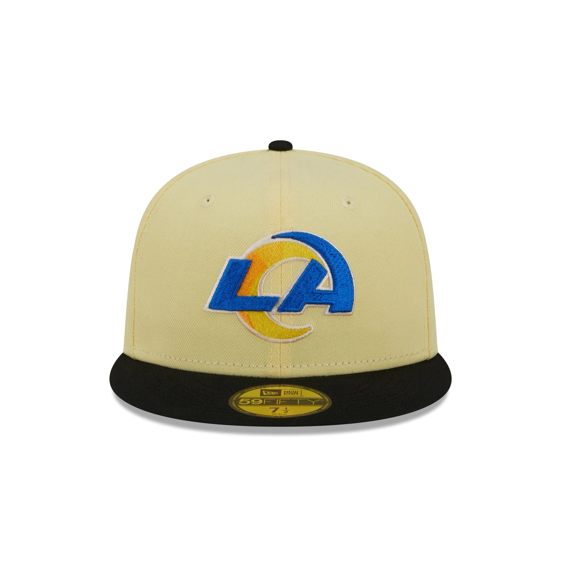 New Era Los Angeles Rams Soft Yellow 2023 59FIFTY Fitted Hat - Image 2