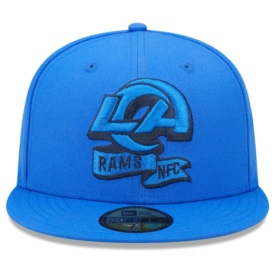 New Era Los Angeles Rams Tonal 2022 Sideline 59FIFTY Fitted Hat - Image 5