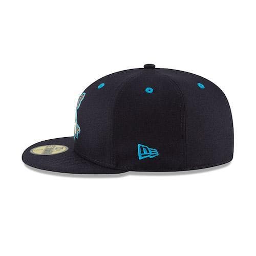 New Era Vermont Lake Monsters Maple Kings On-Field Liquid Chrome Fitted Hat - Image 3