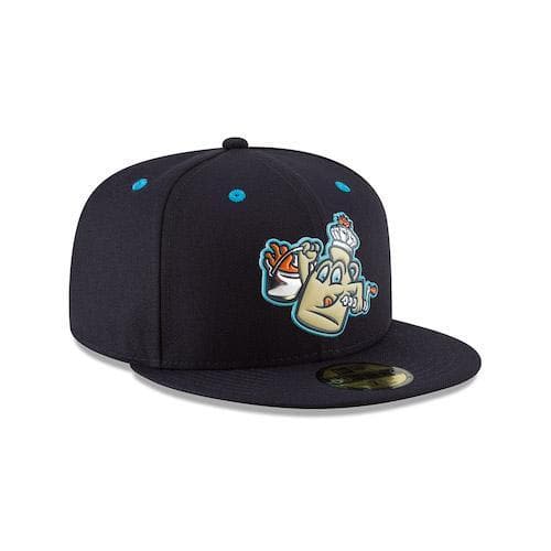 New Era Vermont Lake Monsters Maple Kings On-Field Liquid Chrome Fitted Hat - Image 4
