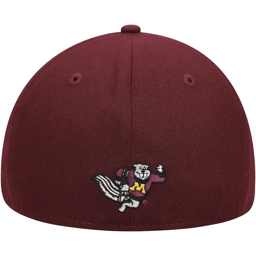 New Era Maroon Minnesota Golden Gophers Logo Basic 59FIFTY Fitted Hat - Image 3