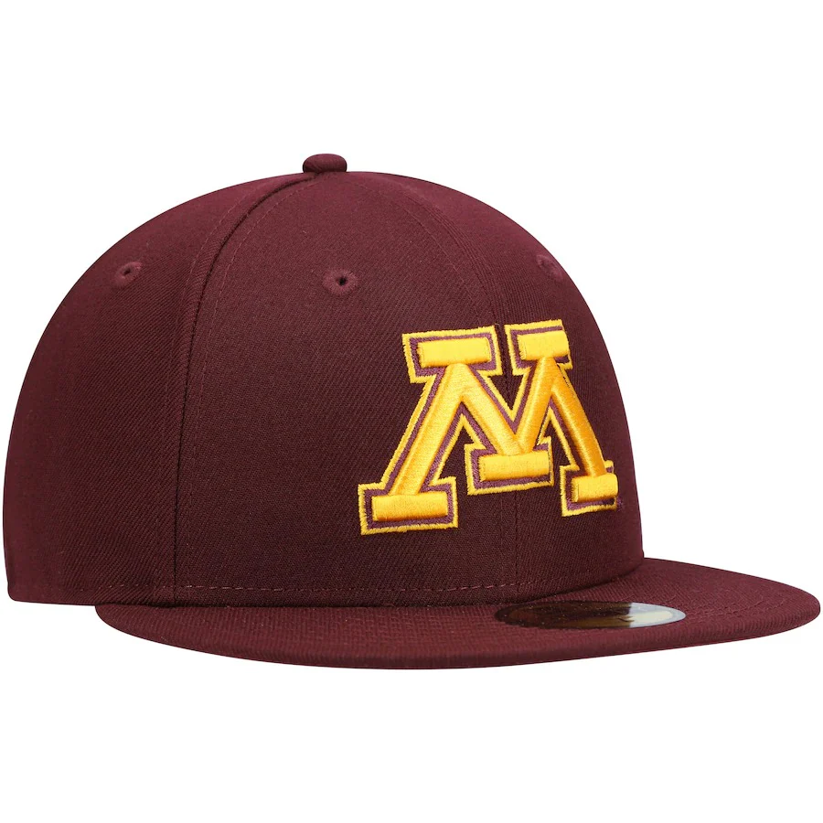New Era Maroon Minnesota Golden Gophers Logo Basic 59FIFTY Fitted Hat - Image 4