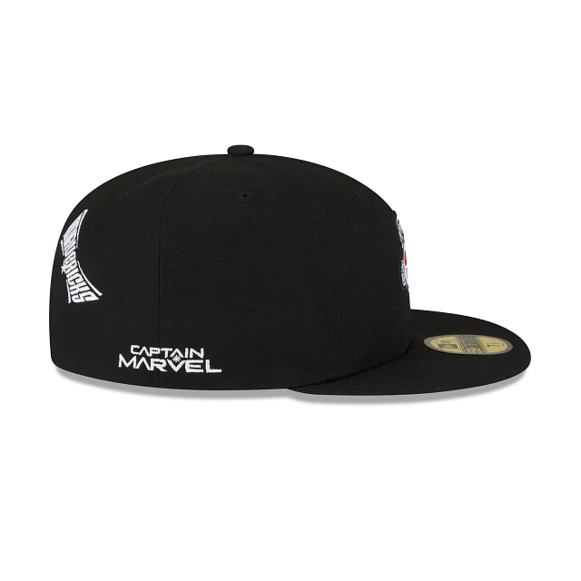 New Era Marvel X Dallas Mavericks Black 2023 59FIFTY Fitted Hat - Image 5