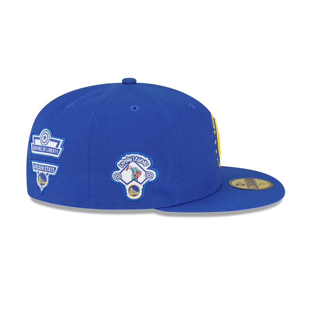 New Era Marvel X Golden State Warriors Blue 2023 59FIFTY Fitted Hat - Image 5