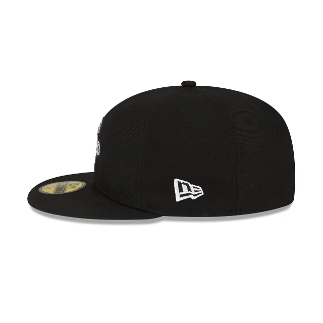 New Era Marvel X Miami Heat Black 2023 59FIFTY Fitted Hat - Image 4