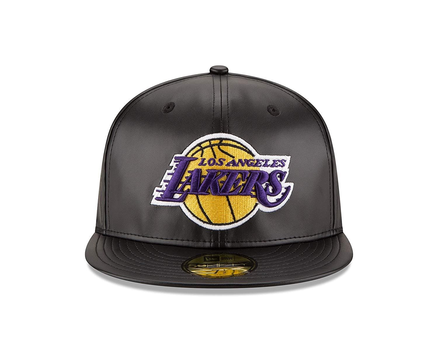 New Era Men's Leather Lakers 59FIFTY Fitted Hat - Image 4