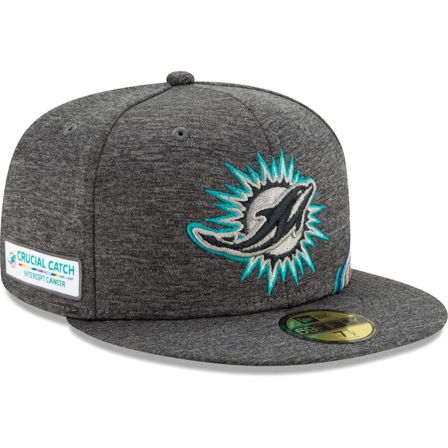 New Era Miami Dolphins 2019 Crucial Catch 59FIFTY Fitted Hat - Image 3