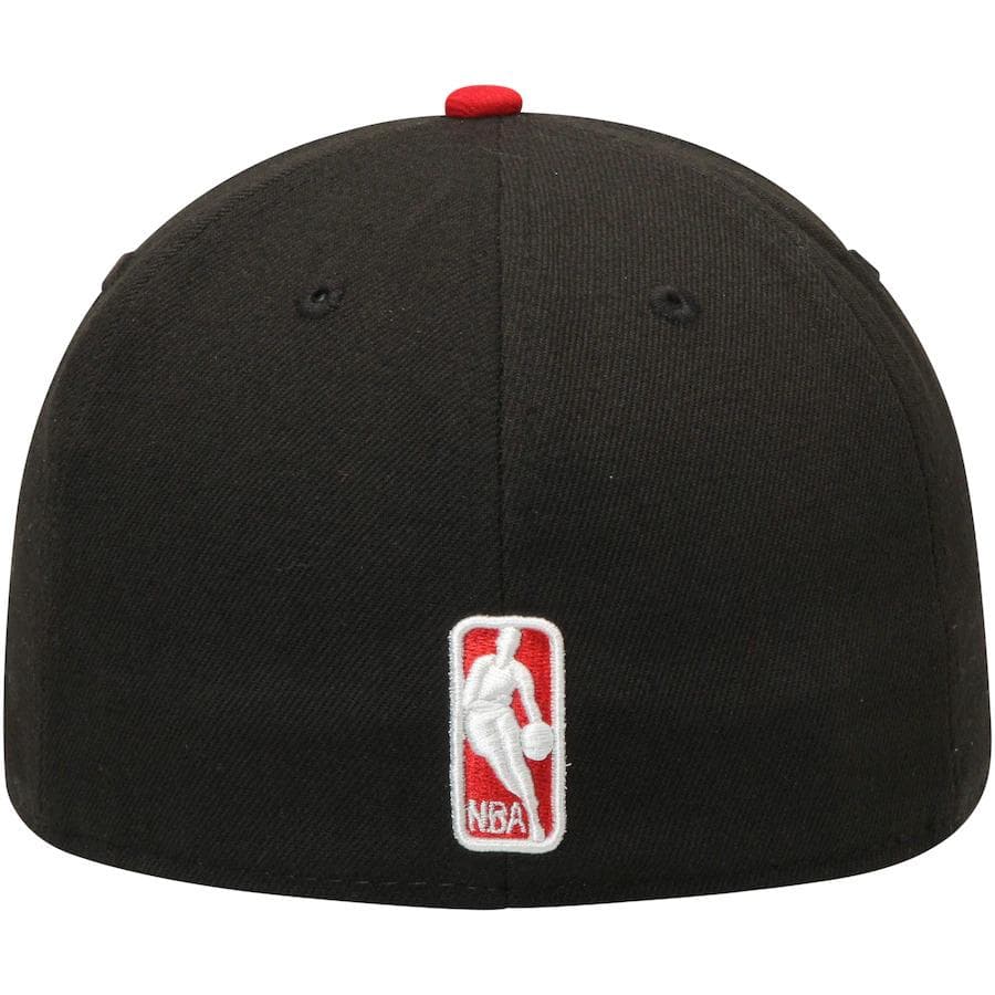 New Era Miami Heat 2Tone Black/Red 59FIFTY Fitted Hat - Image 4